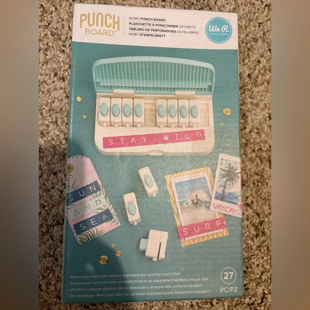 Word Punch Board - Blue